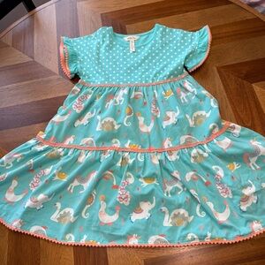 Matilda Jane Teal Polka Dot Dress